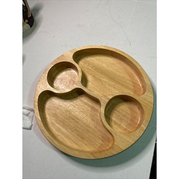 ELAN WOOD TRAY CHEESE CHARCUTERIES DIP ENTERTAINMENT WOODARD & CHARLES ltd - Picture 2 of 5